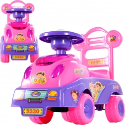 Lányoknak való futóbicikli és járássegítő 17 dallammal