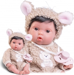 Picolín baba mackó - élethű baba 21 cm