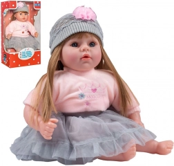 Csehül beszélő és éneklő PlayTo Nina baba, 46 cm