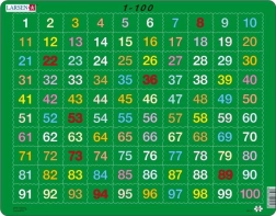 Larsen oktatási puzzle Számolás 100-ig