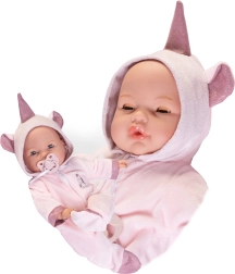 Antonio Juan pislogó baba csecsemő hangokkal és puha testtel - 37 cm