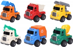 közlekedési eszközök készlete 6 db 9 cm