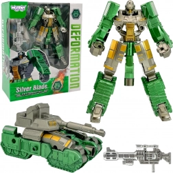 Woopie Átalakuló Robot Silver Blade 2 az 1-ben Tank