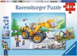 RAVENSBURGER Puzzle Nehéz technika akcióban 2x24 darab