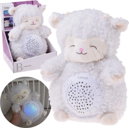 Csillagprojektoros, puha bárány altatódalokkal és hangokkal