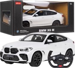 Rastar BMW X6 M 1:14 RC autó távirányítóval 2,4 GHz – Fehér