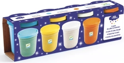 Djeco színes, fémes csillogású gyurma