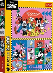 Puzzle 2×200 darabos Disney – barátokkal töltött idő