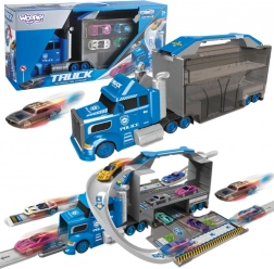 Woopie rendőrségi kamion 2 az 1-ben – szállító és versenypálya