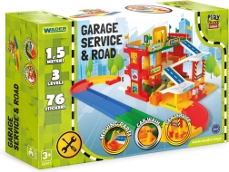 WADER garázsszerviz, háromszintes 1,5 m-es pálya 2 autóval