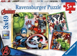 Puzzle Ravensburger Marvel Avengers 3x49 db