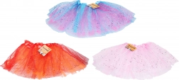 Karneváli kétrétegű szoknya, vegyes színek