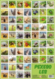 Memóriajáték Erdő - erdei állatok