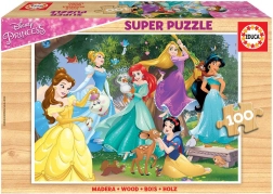 DISNEY hercegnők fa puzzle 100 darabos EDUCA