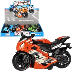 Színes versenymotor – gyerekjáték 14 cm