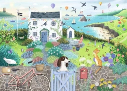 Ravensburger puzzle Tengerparti kunyhó 1000 darab