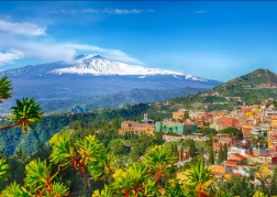 Enjoy puzzle Etna és Taormina, Szicília – 1000 darab