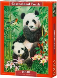 Puzzle 1000 darabos CASTORLAND Panda Brunch