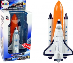 Kozmikus rakéta és fémből készült űrrepülőgép fény- és hangeffektekkel AEROSPACE