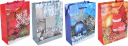 Közepes méretű karácsonyi ajándéktáska