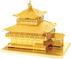 Fém építőkészlet 3D puzzle Kinkaku-ji templom Arany