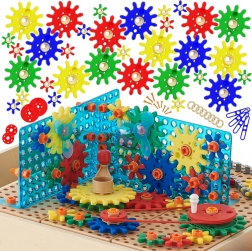 MASTERKIDZ STEM fogaskerék- és szíjtárcsa-készlet, 198 darab