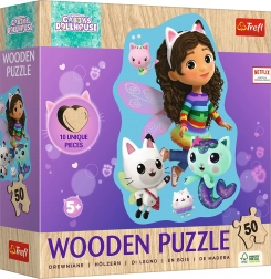 Gabyn varázslatos házikó fa puzzle 50 darabos