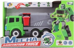 Átalakuló 2 az 1-ben elemes kukásrobot