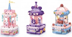 Sluban körhinta állatkával – építőkészlet