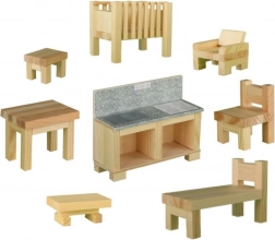 Miniatűr fa bútor CREATIVE KITS