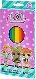 Háromszögletű színes ceruzák 12 db ASTRA L.O.L. SURPRISE