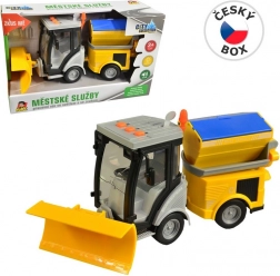 25 cm-es lendkerekes takarító jármű világítással és hanggal