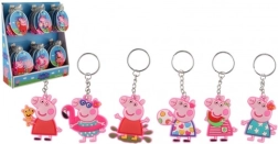 Peppa malac kulcstartó 10 cm – gumis kulcs- és hátizsákdísz