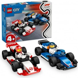lego city f1 versenyautók williams racing és haas