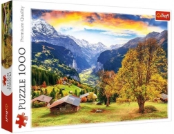 1000 darabos puzzle – festői alpesi falu Trefl