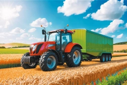 Trefl Puzzle Mezőgazdasági technika 100 darab