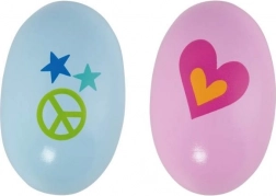 Fa tojás alakú maracas – 60-as évek retro stílus