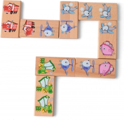 Lucy & Leo fa domino XXL - közlekedési eszközök