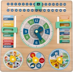 Fa oktatási naptár gyerekeknek - tábla