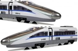 Pendolino vonat húzós fehér, hanggal és fényekkel