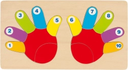 GOKI fa beillesztős kéz puzzle