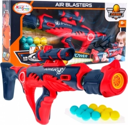 Kézi puska 6+ éves gyerekeknek Rugós mechanizmus + irányzék + 12 hablövedék