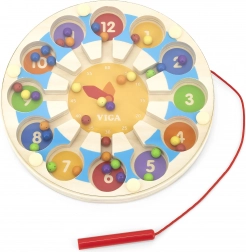 Viga mágneses fa játék Óra labirintus