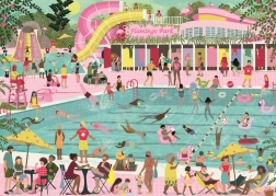 Ravensburger puzzle Medencés mulatság 1000 darab