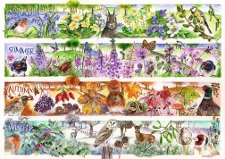 TREFL Premium Plus puzzle Tea Time: Négy évszak 1000 darab