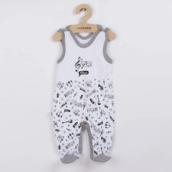 Újszülött pamut rugdalózó New Baby Music