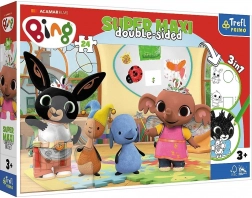 Puzzle Super Maxi kétoldalas Bing és barátai