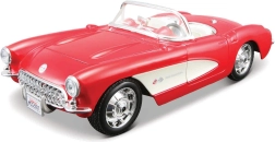 Maisto 1957 Corvette autómodell építőkészlet 1:24