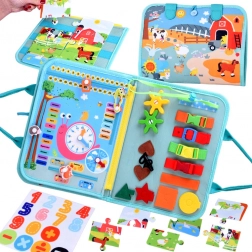 Montessori érzékelő tevékenységfüzet gyerekeknek