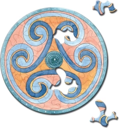 Kerek puzzle CURIOSI Picoli Csintalan 33 darabbal